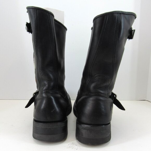 Harley-Davidson USA Stock No D93309 Men's Black Pull-On Boots Size 10 M - Picture 8 of 10